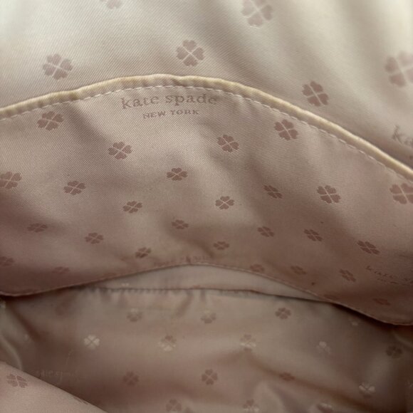 KATE SPADE Polly Medium Shoulder Bag Blush Multi Leather Crossbody Purse - Picture 11 of 11